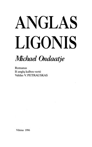 Anglas ligonis