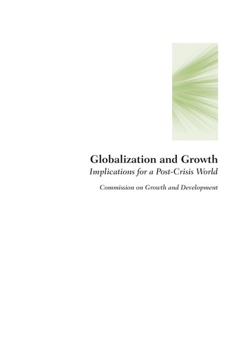 Globalization and Growth Implications for a Post-Crisis World