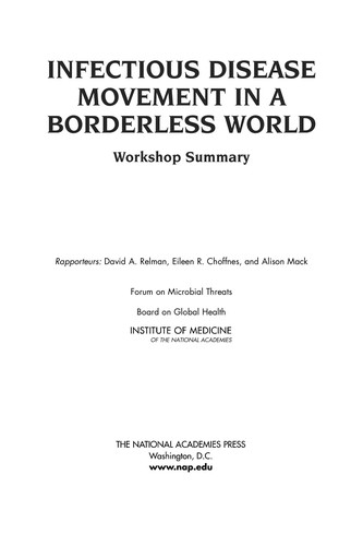 Infectious Disease Movement in a Borderless World