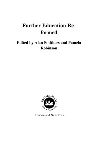 Further Education Re-formed