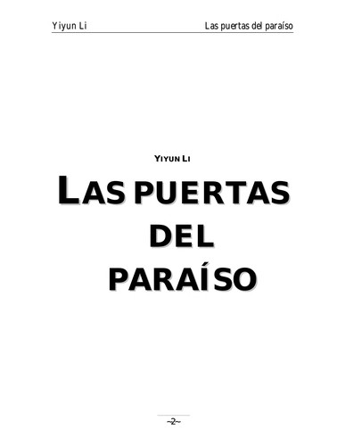 Las puertas del parai so