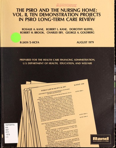 The PSRO and the nursing home