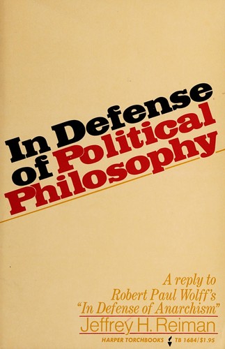 In defense of political philosophy