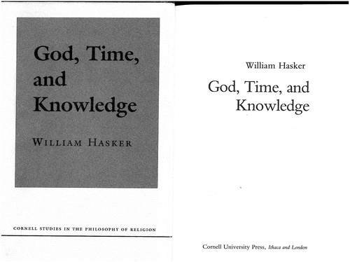 God, Time, and Knowledge