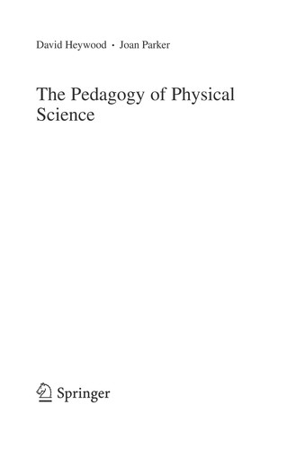 The Pedagogy of Physical Science