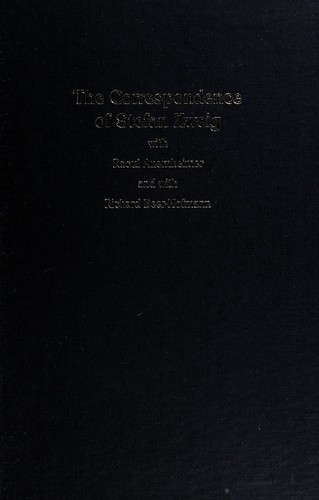 The Correspondence of Stefan Zweig with Raoul Auernheimer