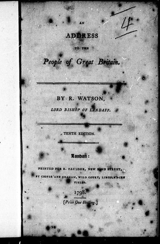 An address to the people of Great Britain