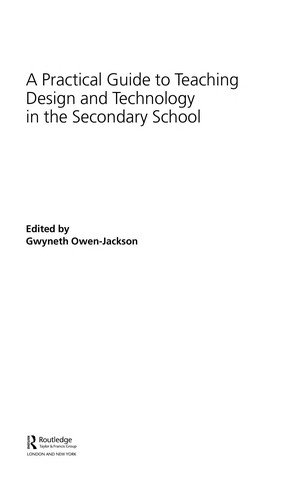 A practical guide to teaching design and technology in the secondary school