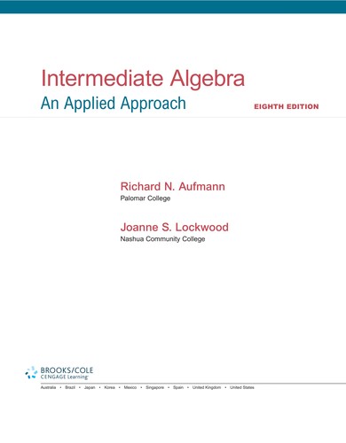 Intermediate Algebra