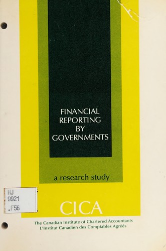 Financial Reporting by Governments