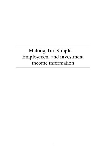 Taxation (Annual Rates for 2017–18, Employment and Investment Income, and Remedial Matters) Bill - Commentary on the Bill