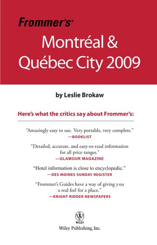 Montreal & Quebec City 2009
