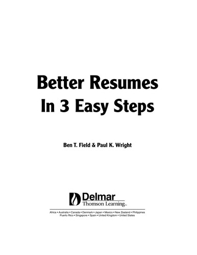 Better Resumes in 3 Easy Steps