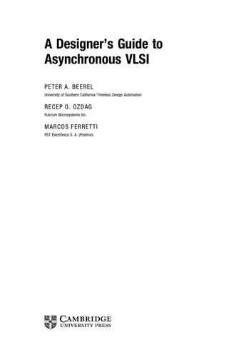 A Designer's Guide to Asynchronous VLSI