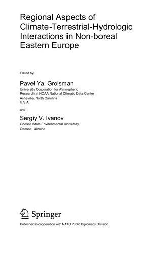 Regional aspects of climate-terrestrial-hydrologic interactions in non-boreal Eastern Europe