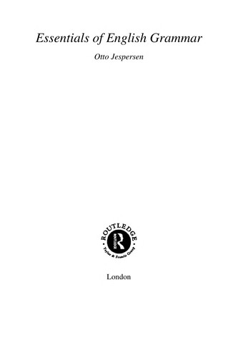 A Modern English Grammar on Historical Principles, Part 4: Third volume