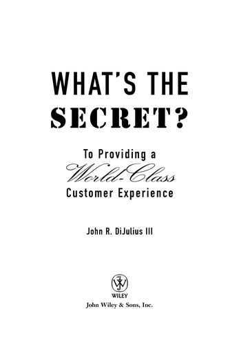 What's the Secret?