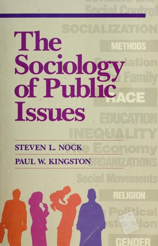 The sociology of public issues