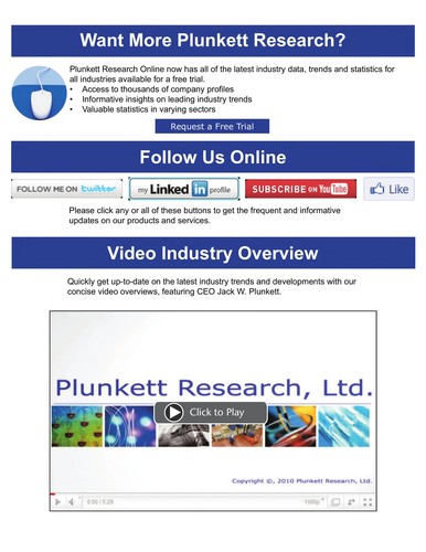 Plunkett's Telecommunications Industry Almanac 2012