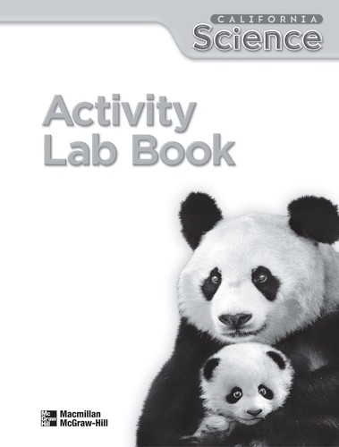 Activity Lab Book, Grade 1 (California Science, Teacher's Guide)