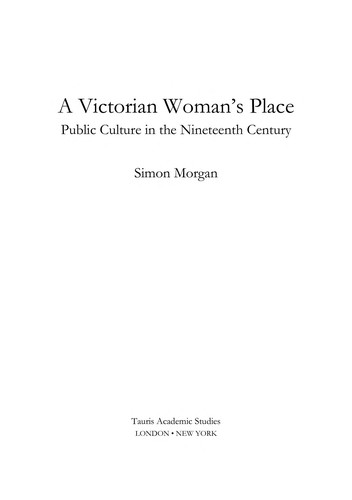 Victorian Woman's Place: Public Culture in the Nineteenth Century