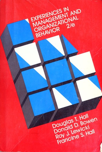 Experiences in management and organizational behavior