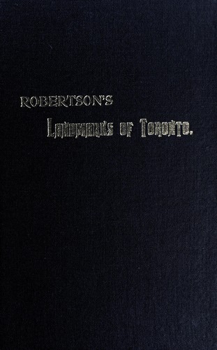Robertson's Landmarks of Toronto, Volume 3