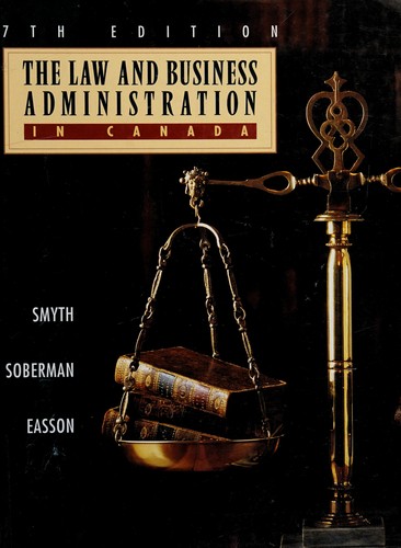 The Law and Business Administration in Canada