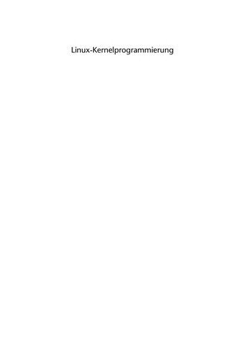 Linux-Kernel-Programmierung
