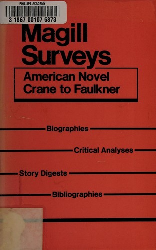 American Novel: Crane to Faulkner