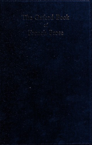 The Oxford book of French prose