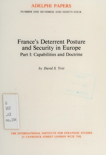 France's deterrent posture and security in Europe