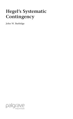 Hegel's Systematic Contingency