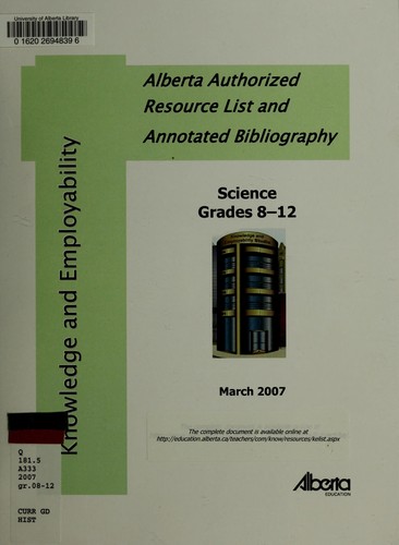 Science Grades 8 to 12