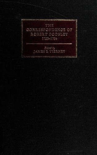 The Correspondence of Robert Dodsley, 1733-1764