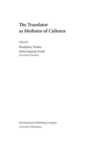 The Translator as Mediator of Cultures