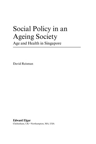 Social Policy in an Ageing Society
