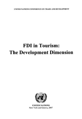 FDI in Tourism