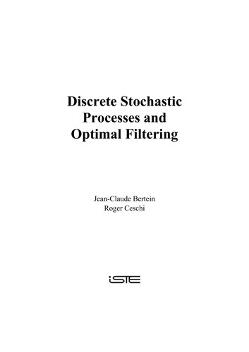 Discrete Stochastic Processes and Optimal Filtering