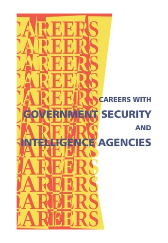 Careers with Government Security and Intelligence Agencies