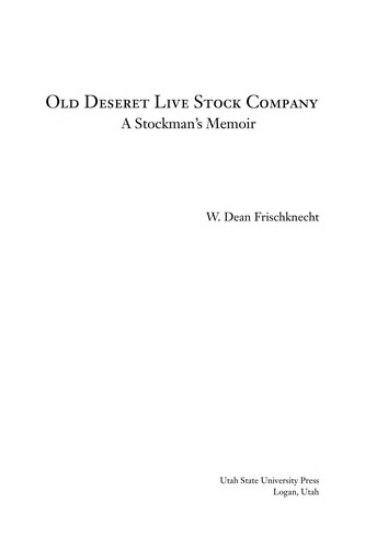Old Deseret Live Stock Company