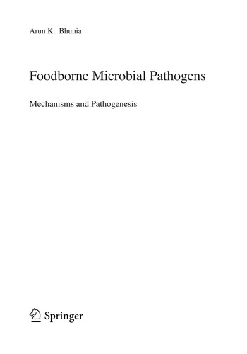 Foodborne Microbial Pathogens