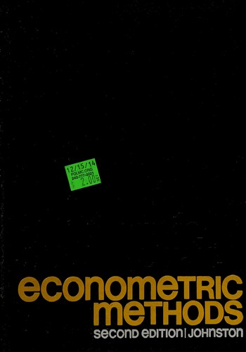 Econometric Methods