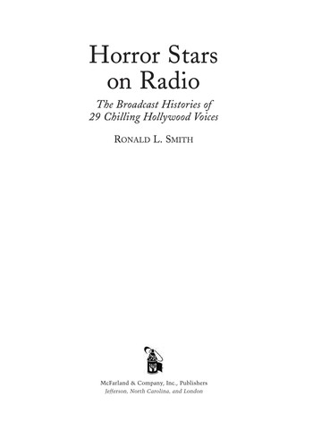 Horror Stars on Radio