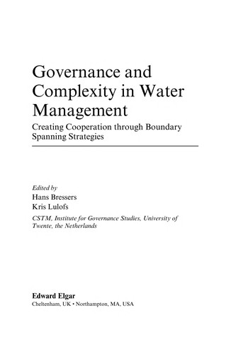Governance and Complexity in Water Management