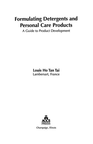 Formulating Detergents and Personal Care Products