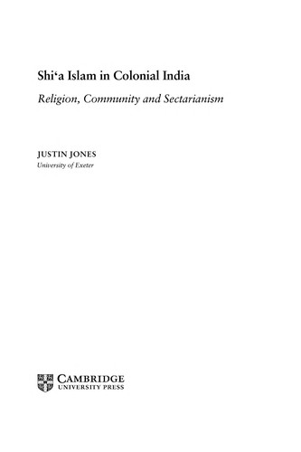 Shiʻa Islam in Colonial India