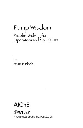 Pump wisdom