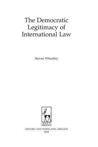 The Democratic Legitimacy of International Law