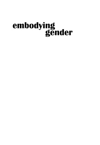 EMBODYING GENDER